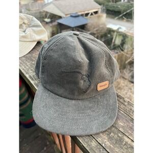 Wrangler Buffalo Trace Cowboy Rancher  Corduroy Tan Snapback Baseball Cap Hat
